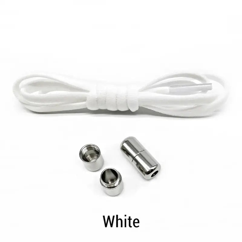 Elastische Schnürsenkel ohne Binden mit Metallkapsel