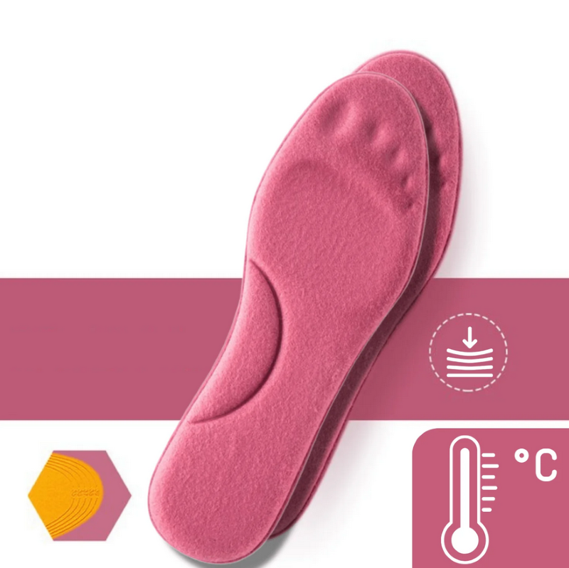 Thermo Einlegesohlen wärmend rosa - 1 Paar